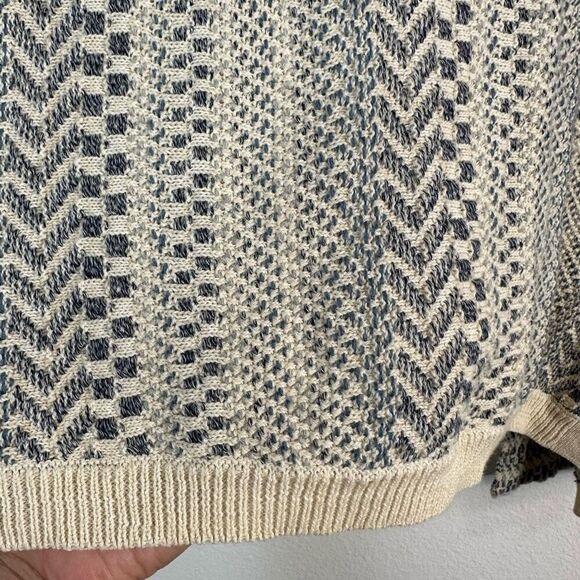 Soft Surroundings Boho Knit Open Front Cardigan Pockets Womens Large Casual Chic - Picture 6 of 10